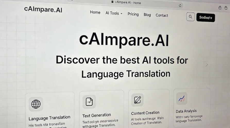 Caimpare Usecase: What Could Language on Websites Mean for Users and how could AI tooling help?