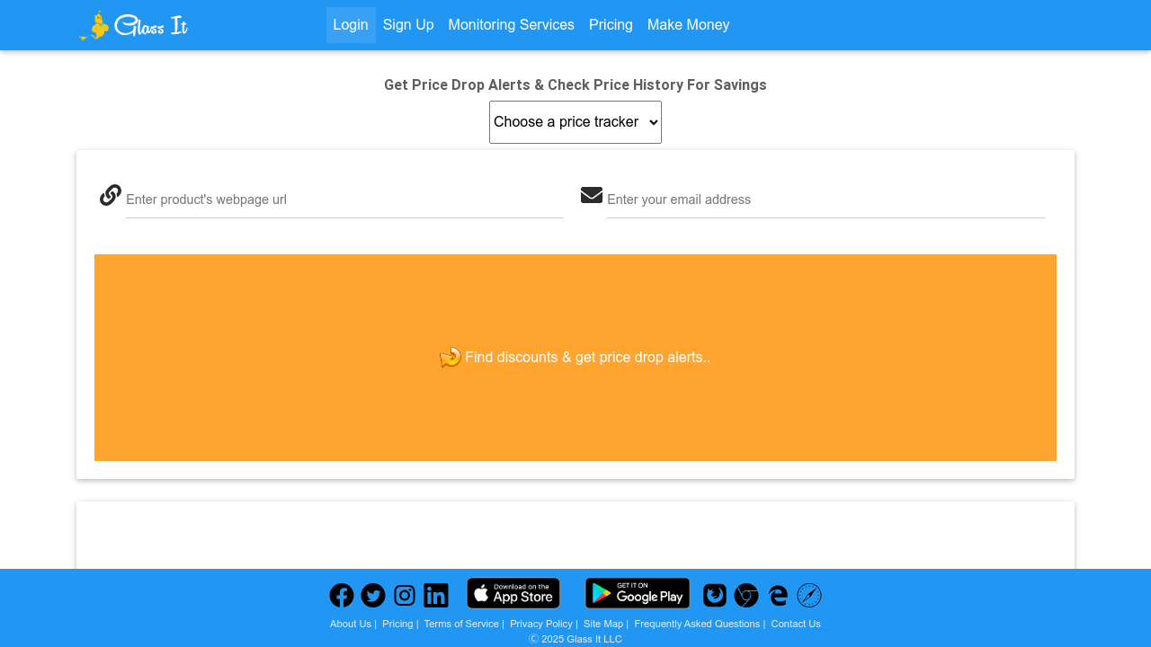 Glass It Price Tracker screenshot