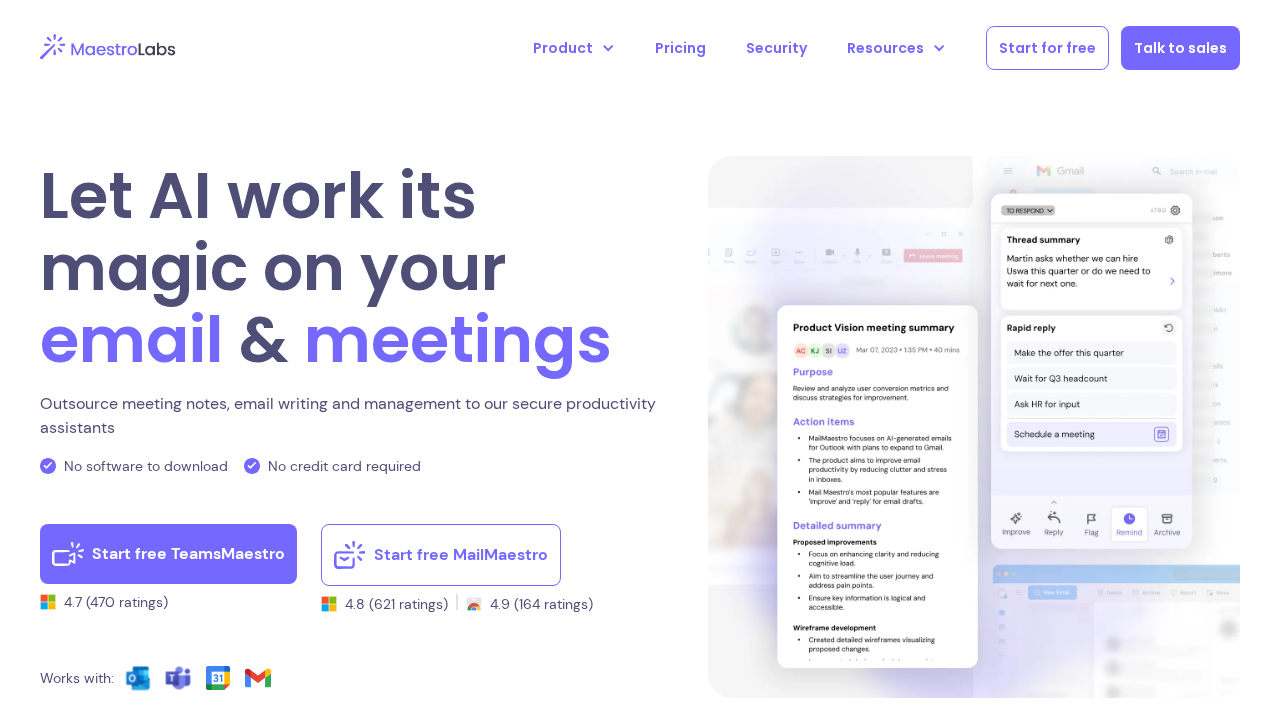 MailMaestro screenshot