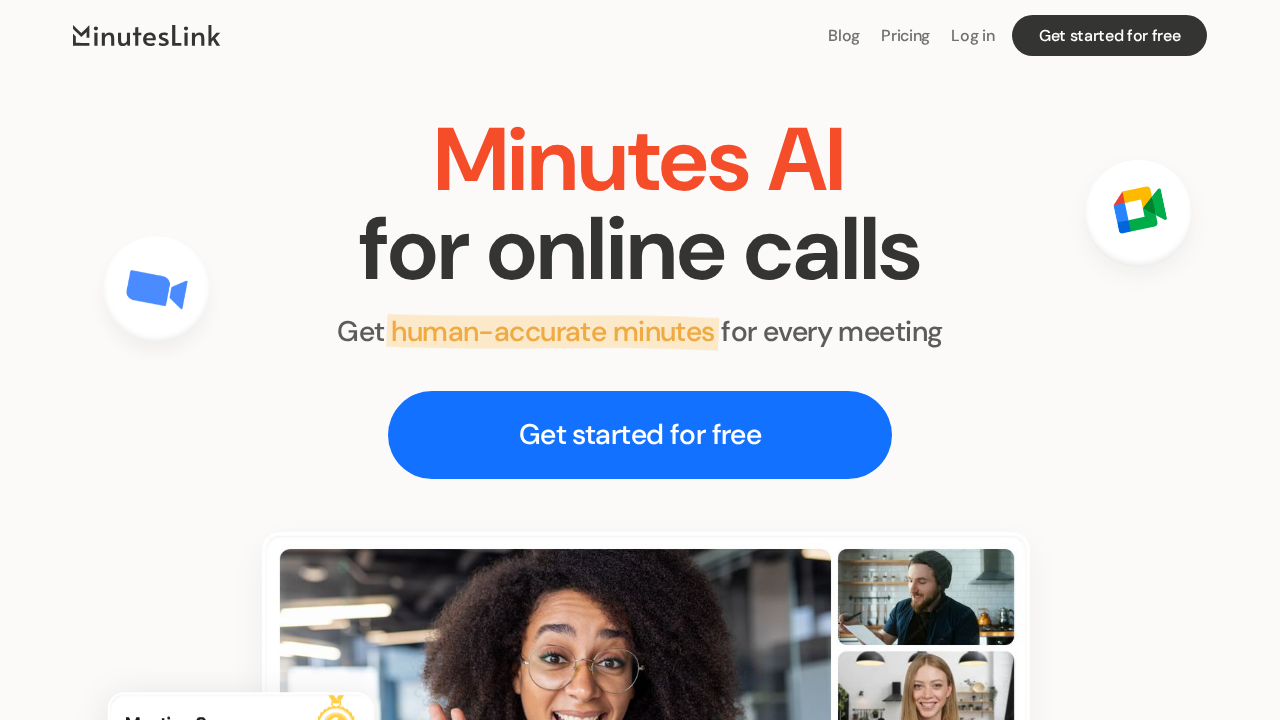 MinutesLink screenshot