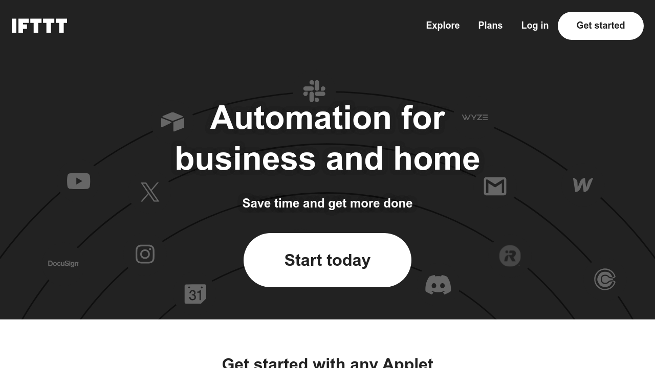 IFTTT screenshot