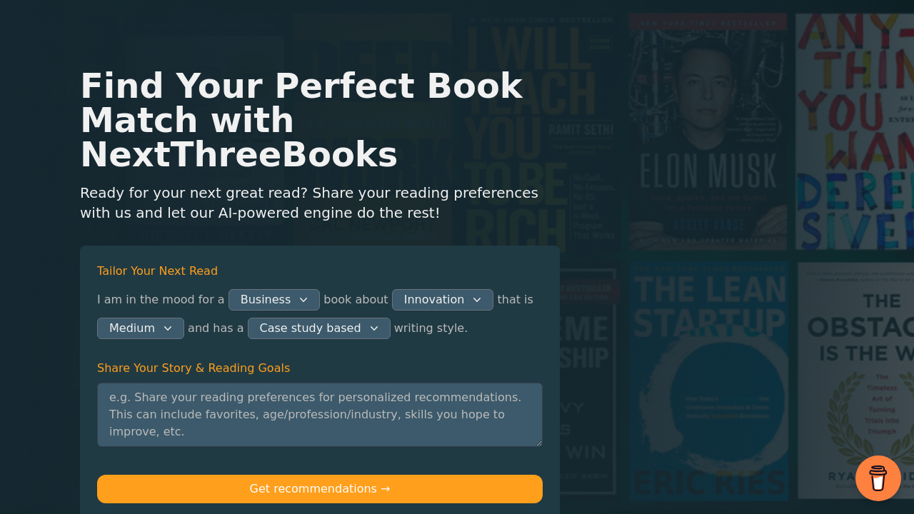 NextThreeBooks screenshot