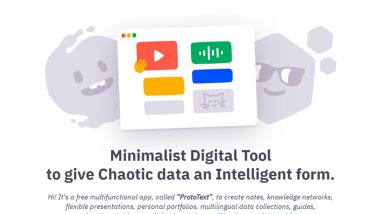 ProtoText screenshot