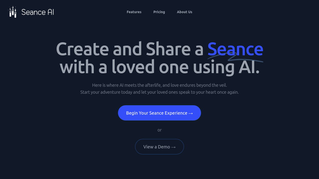 Seance AI screenshot