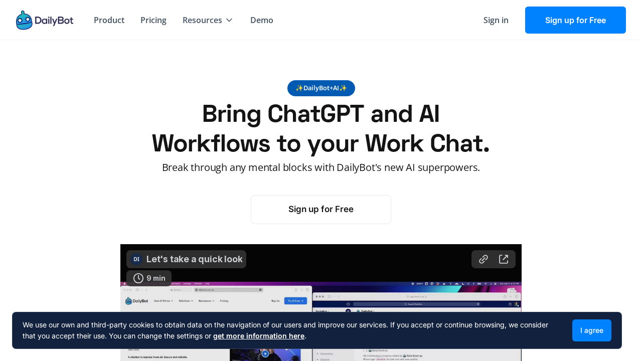 DailyBot AI screenshot