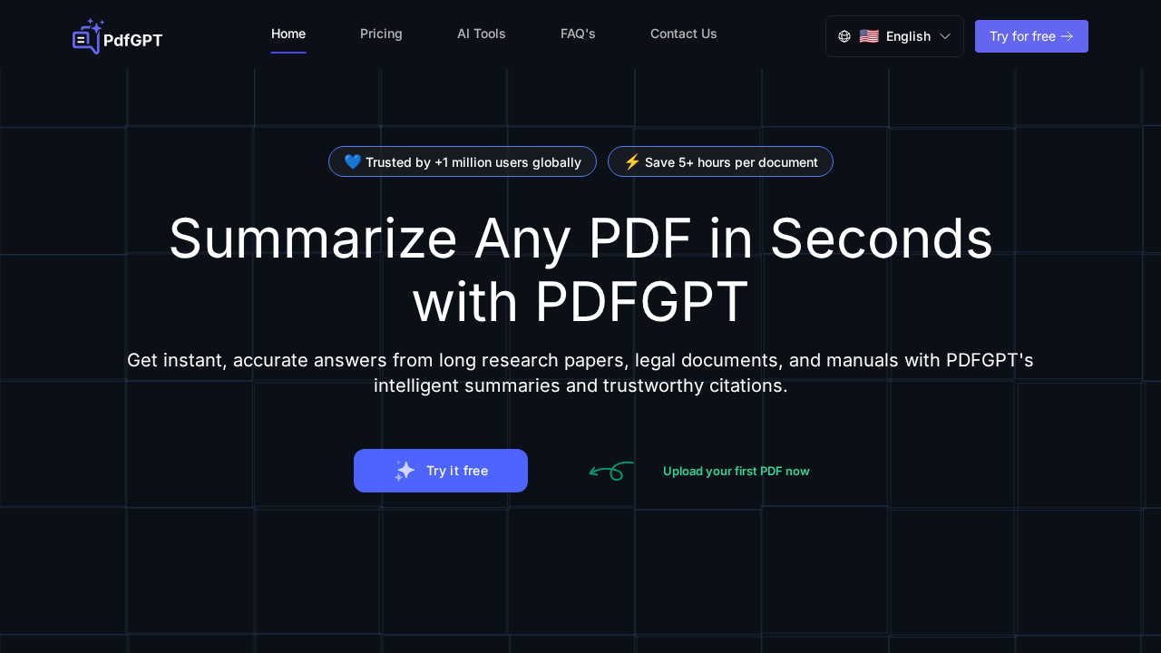 PDFGPT screenshot