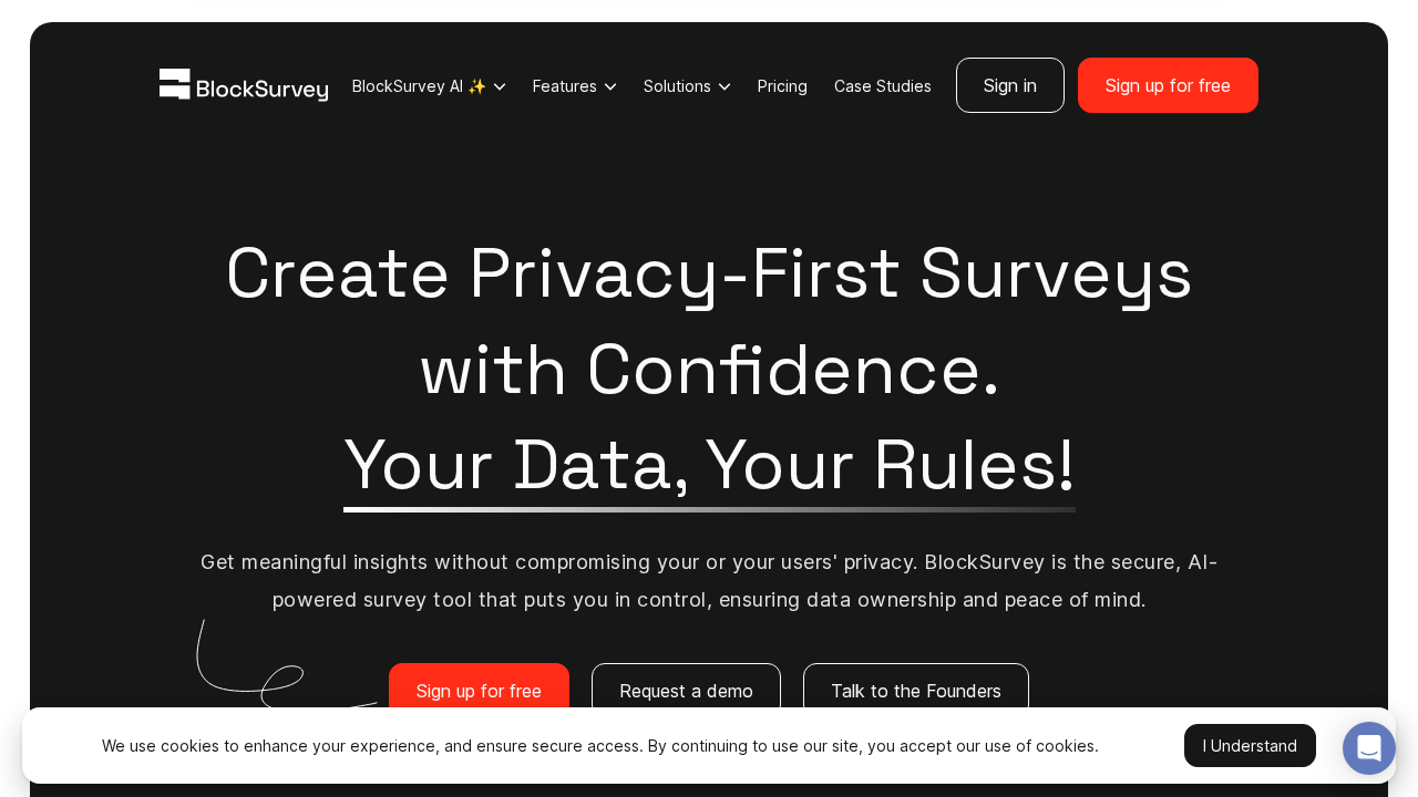 Block Survey screenshot