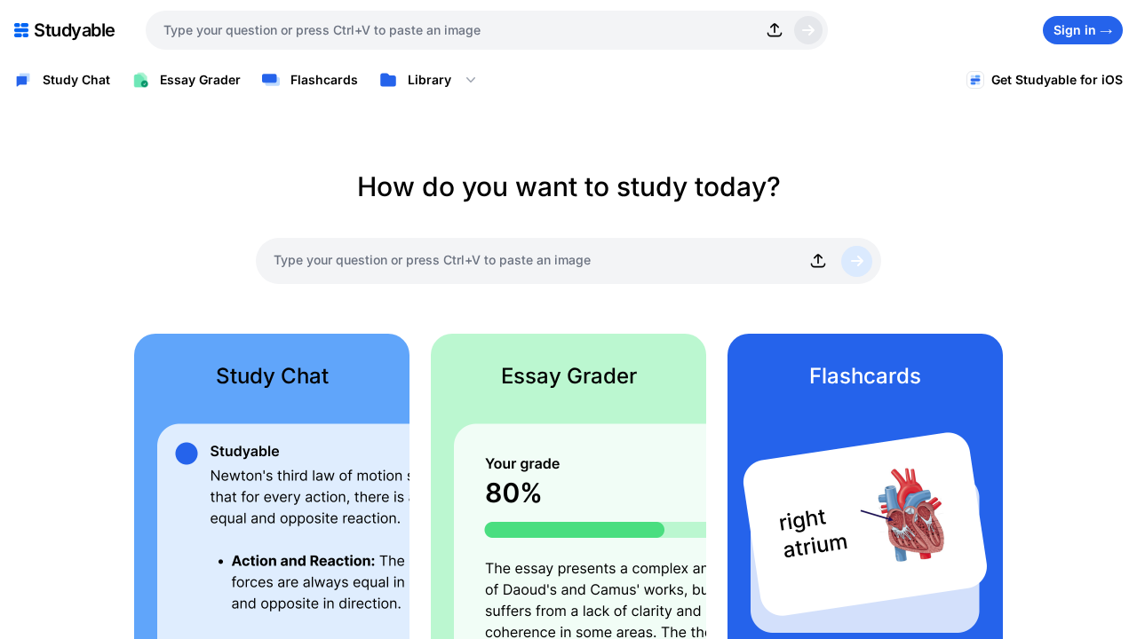 Studyable screenshot