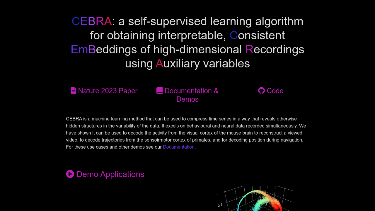 Cebra screenshot