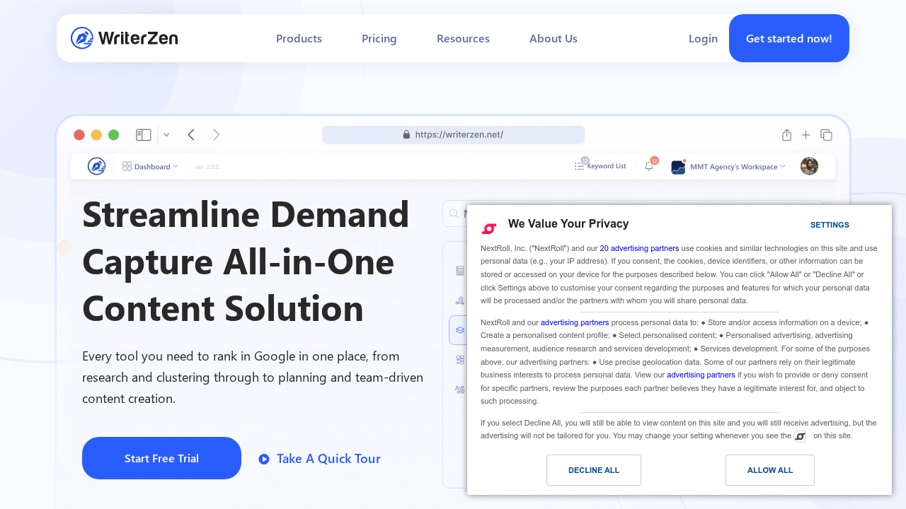 WriterZen screenshot