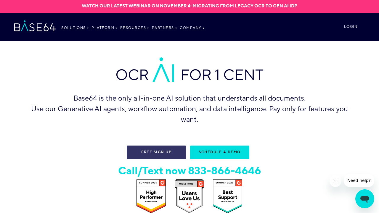 Base64.ai screenshot