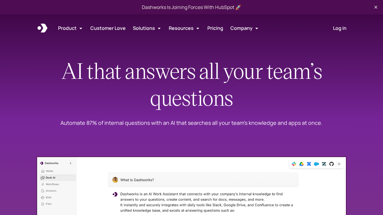 Dashworks screenshot