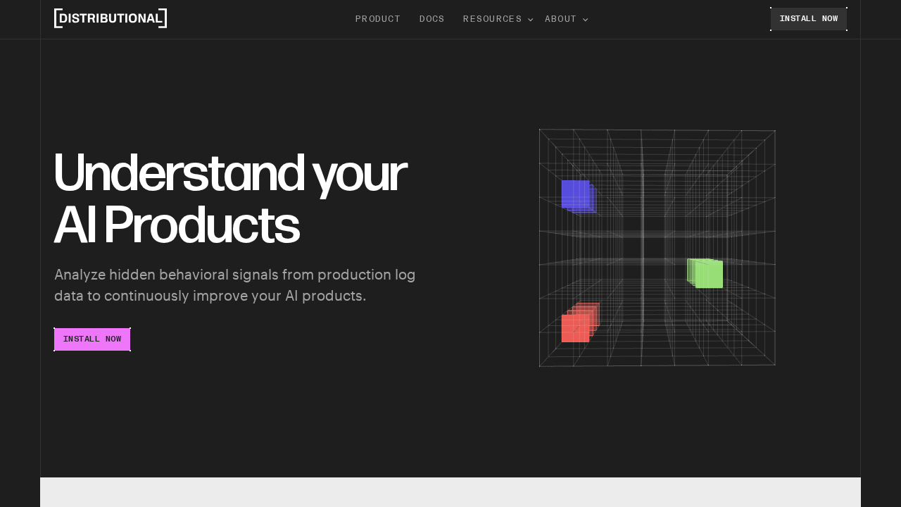 Distributional screenshot