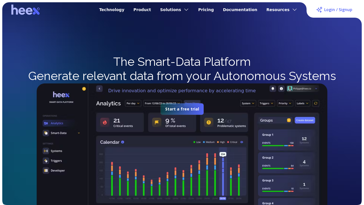 Heex Technologies screenshot