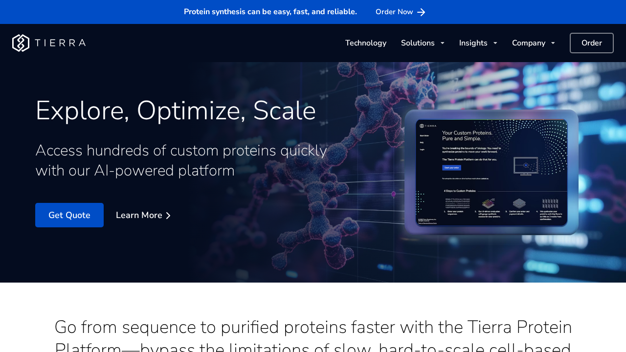 Tierra Biosciences screenshot