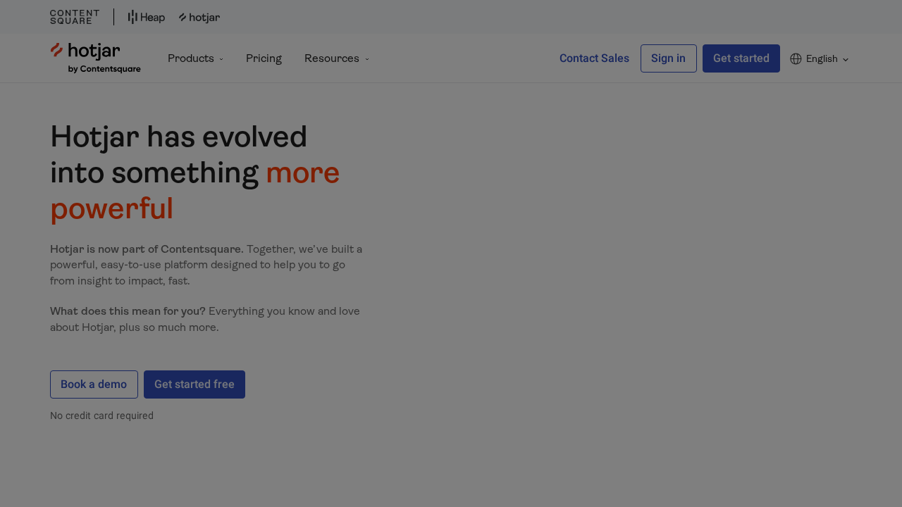 Hotjar AI screenshot