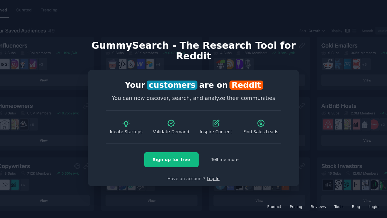 GummySearch screenshot