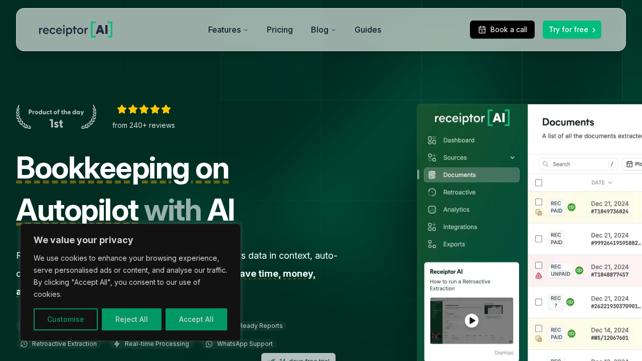 Receiptor.ai screenshot