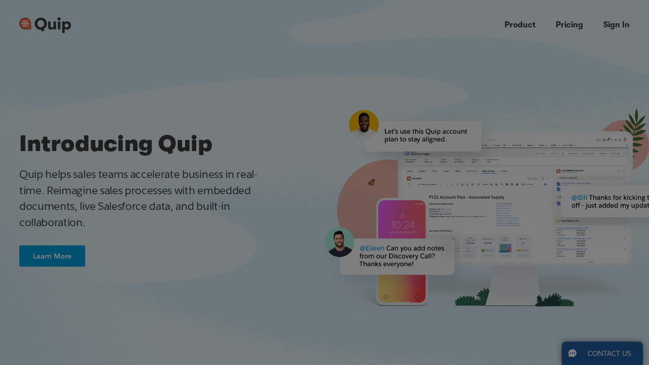 Quip screenshot