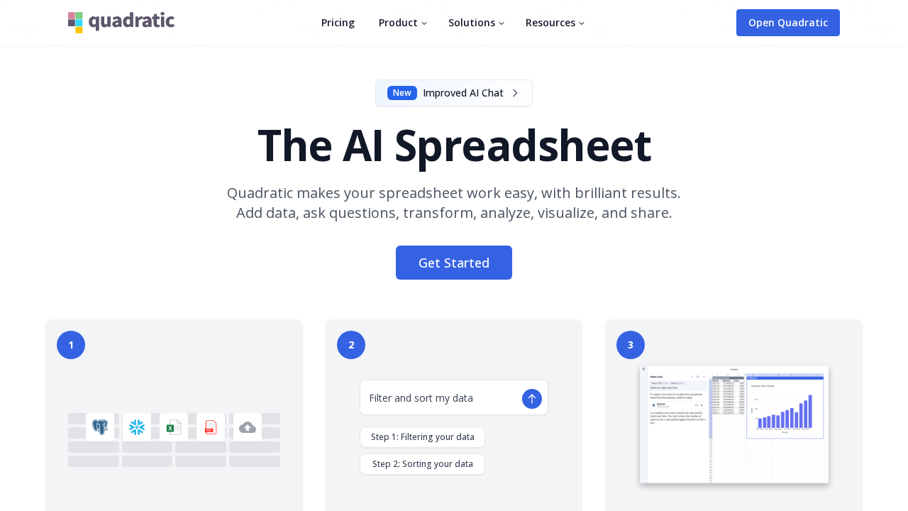 Quadratic screenshot