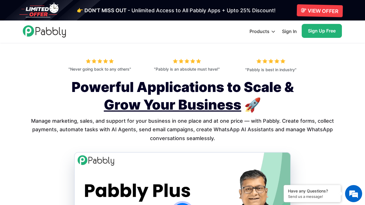 Pabbly Connect screenshot