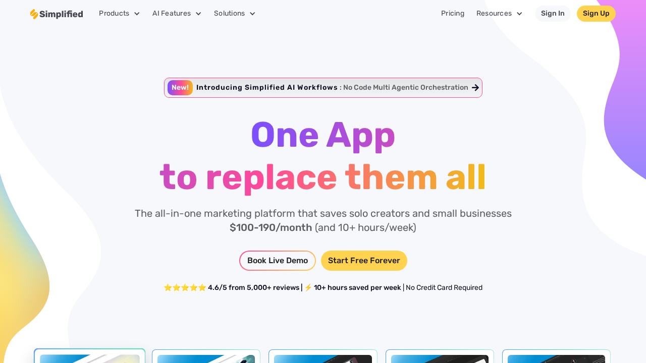 simplified ai-writer screenshot