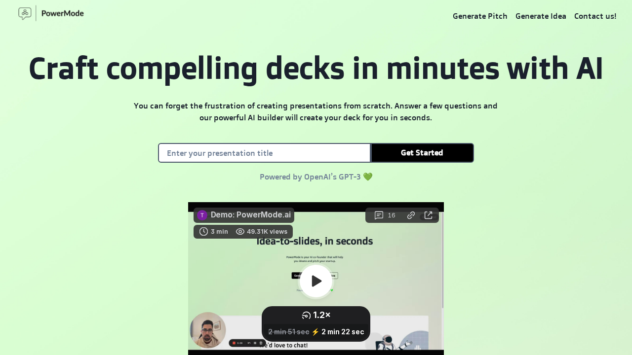 PowerMode screenshot