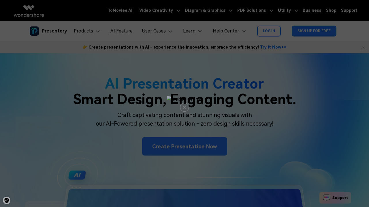 Wondershare Presentory screenshot