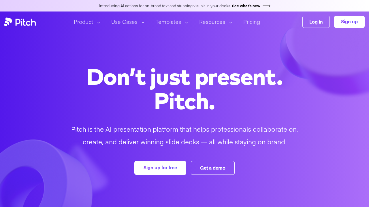 Pitch screenshot