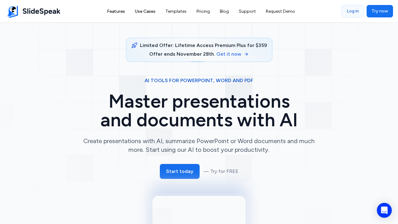 Slidespeak screenshot