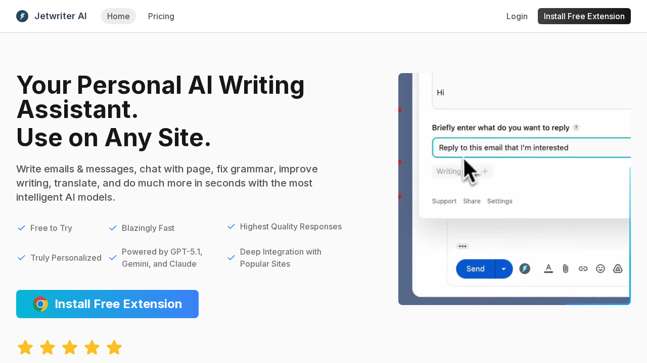 ChatGPT Writer screenshot