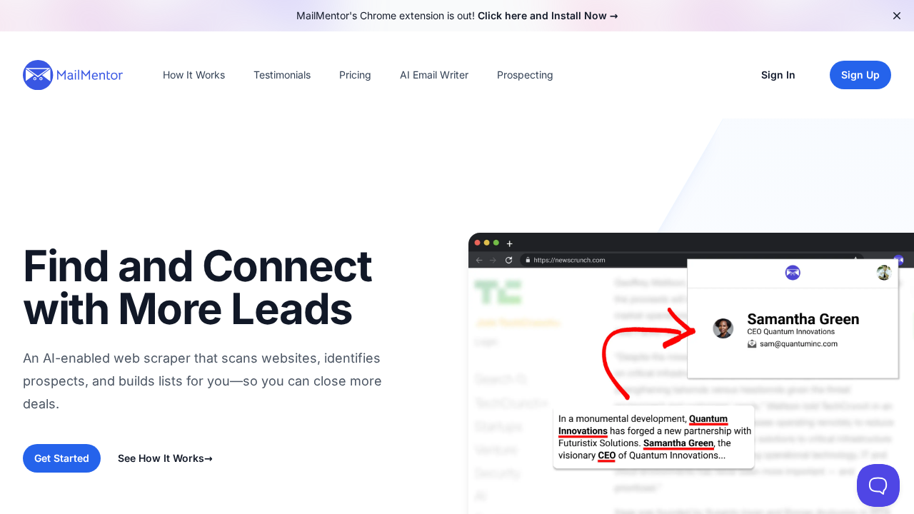 MailMentor screenshot