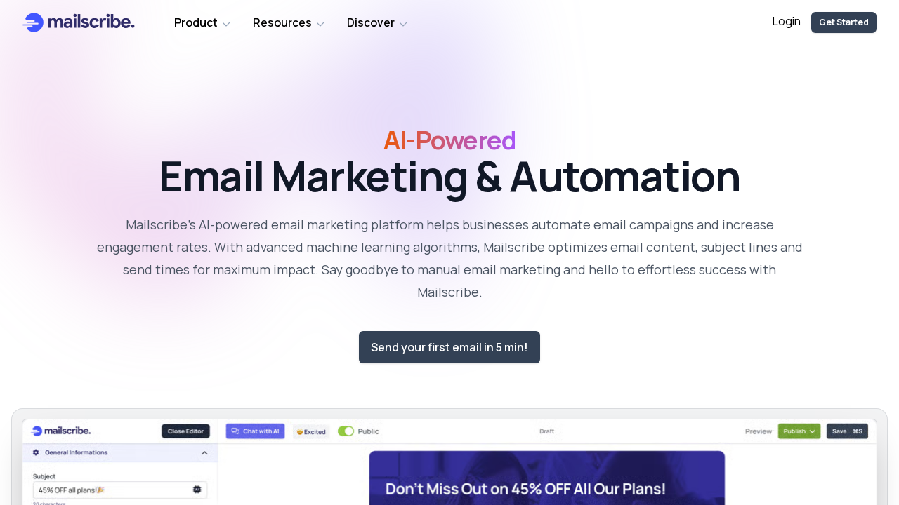 Mailscribe screenshot