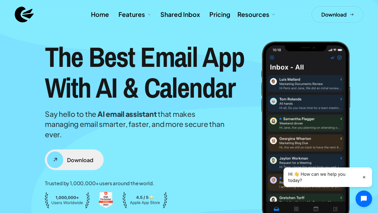Canary Mail screenshot
