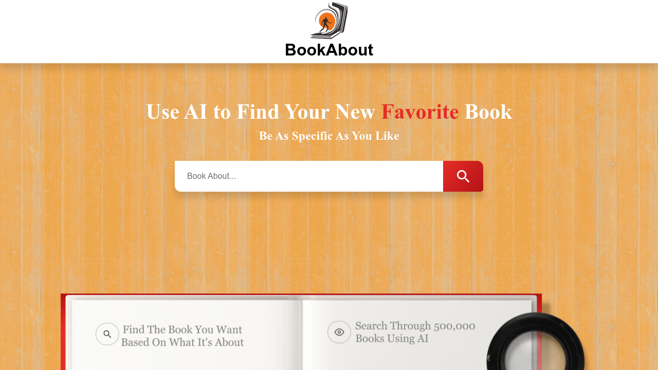 Bookabout screenshot