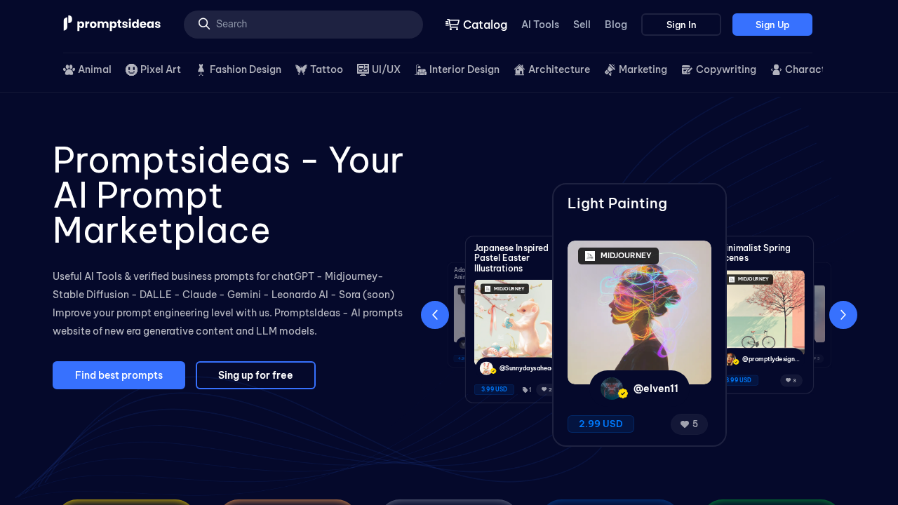 Prompts Ideas screenshot