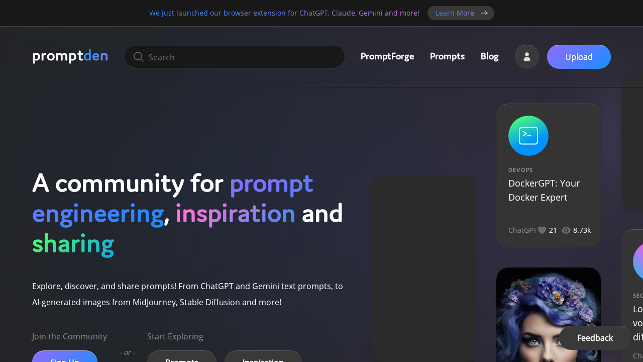 PromptDen screenshot