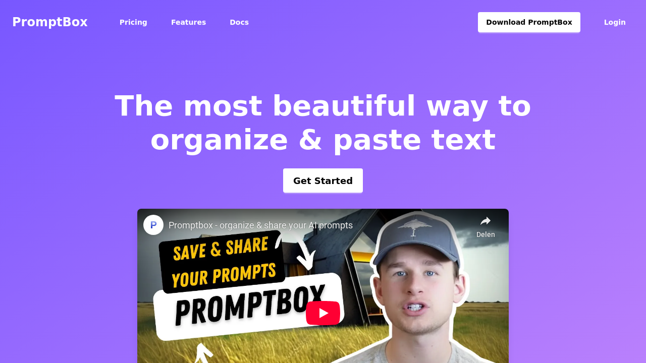 PromptBox screenshot
