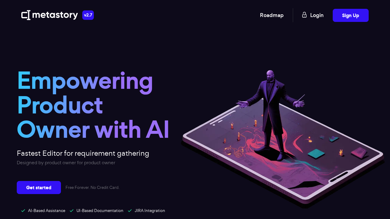 metastory AI screenshot