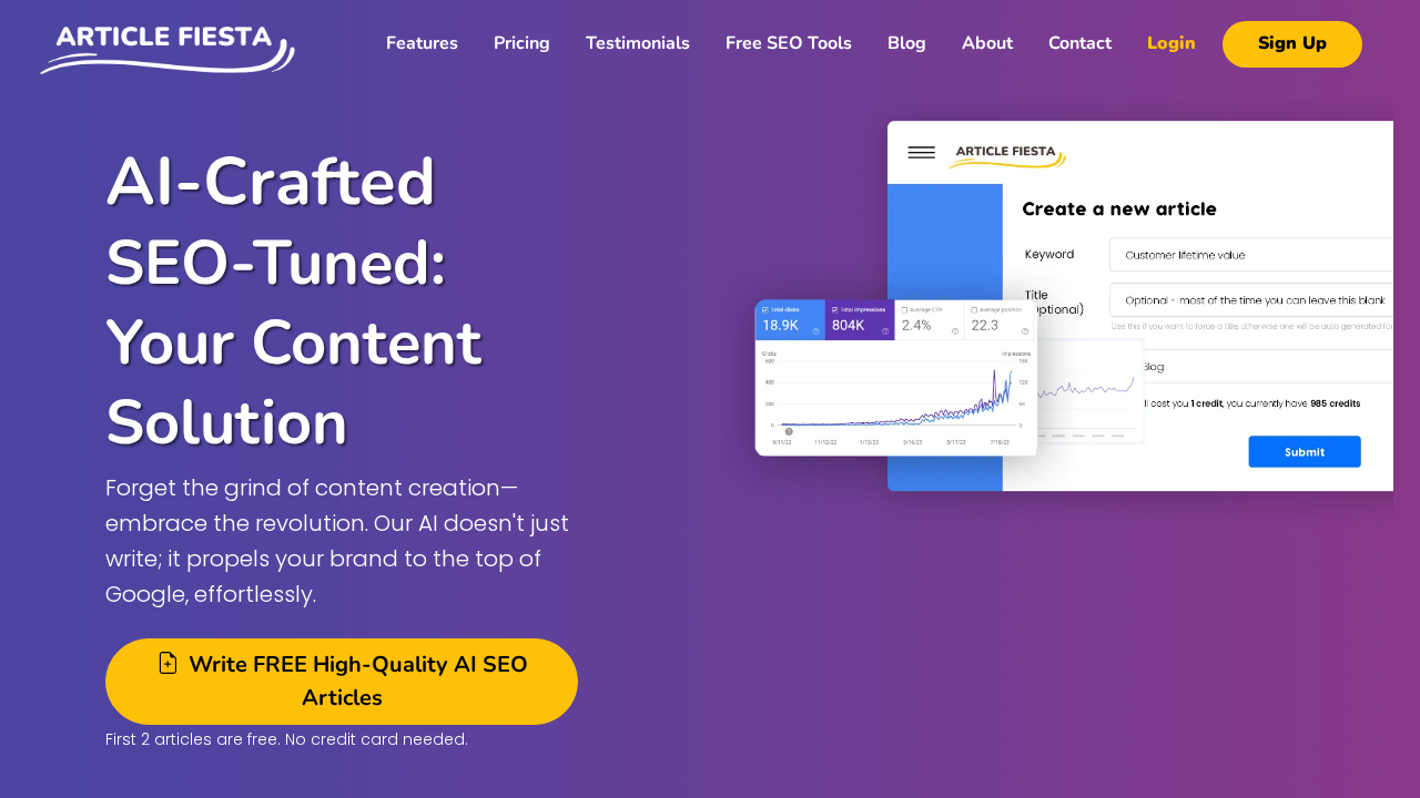 Article Fiesta screenshot