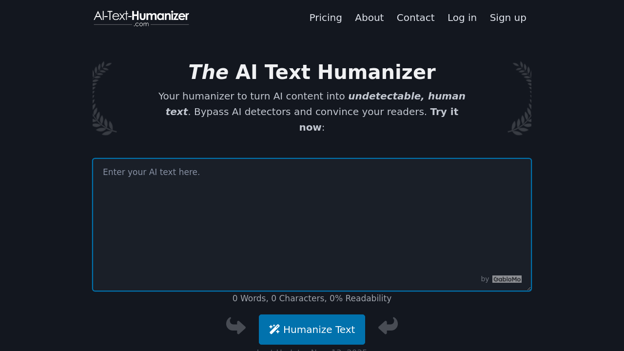 AI-Text-Humanizer screenshot