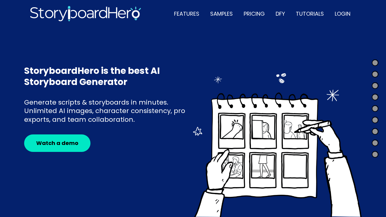 storyboardhero.ai screenshot