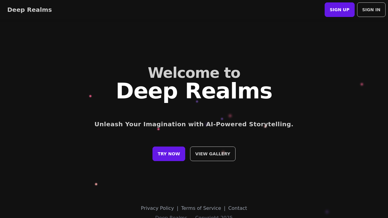 Deep Realms screenshot