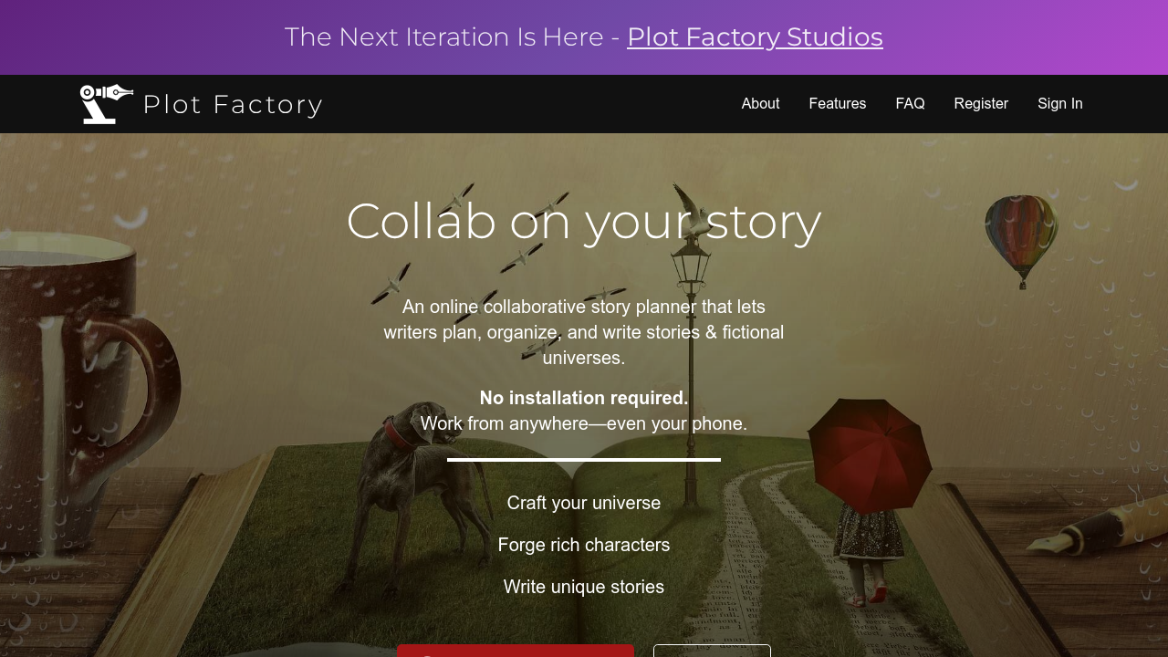 Plot Factory screenshot