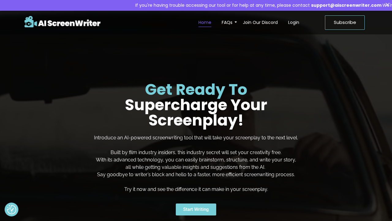 AI Screenwriter screenshot