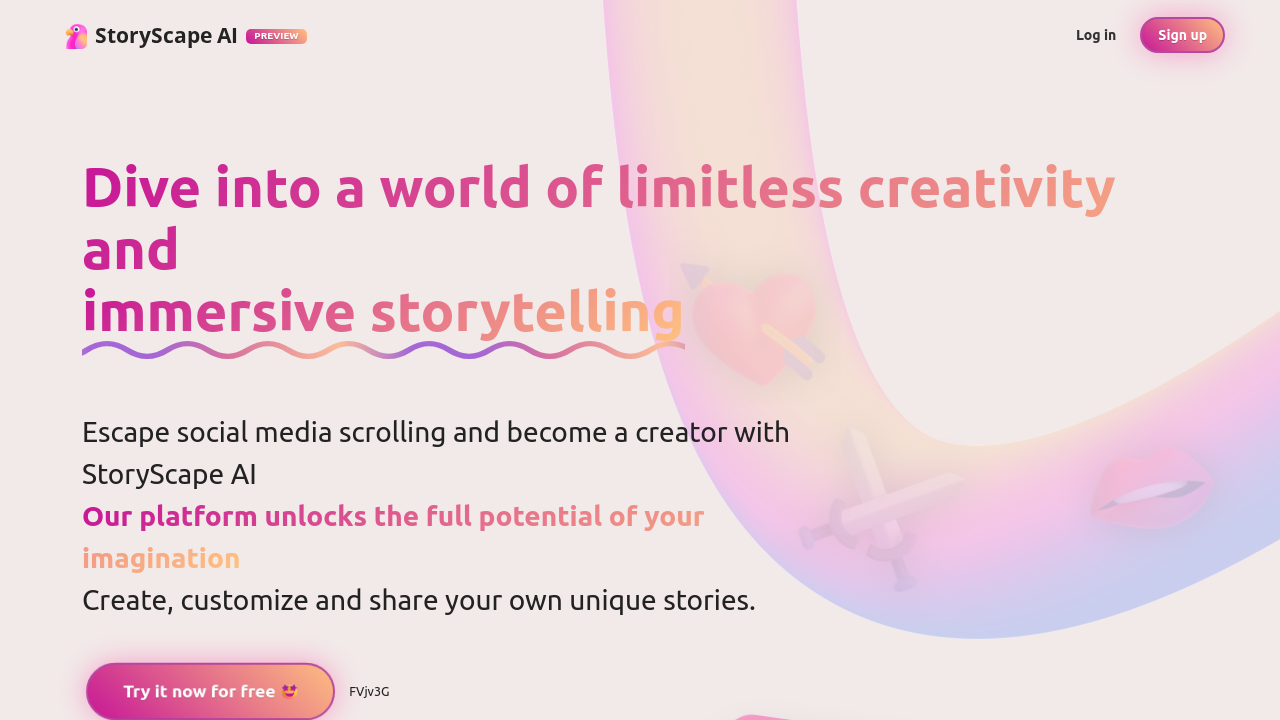 StoryScape AI screenshot