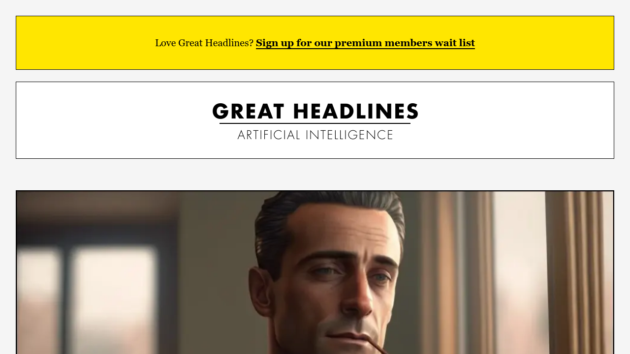 Great Headlines screenshot