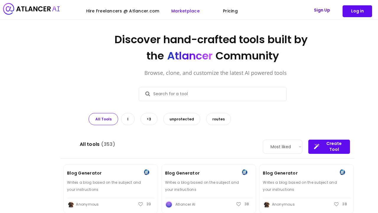 Atlancer AI screenshot
