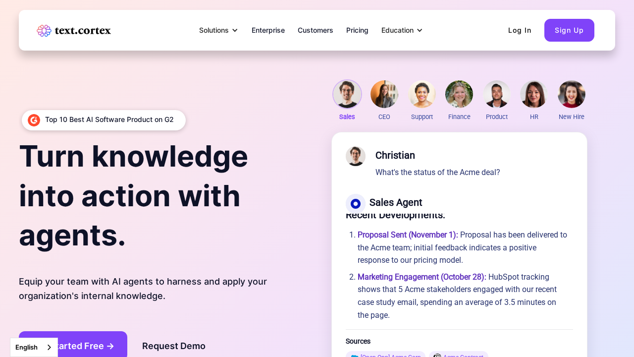 TextCortex screenshot