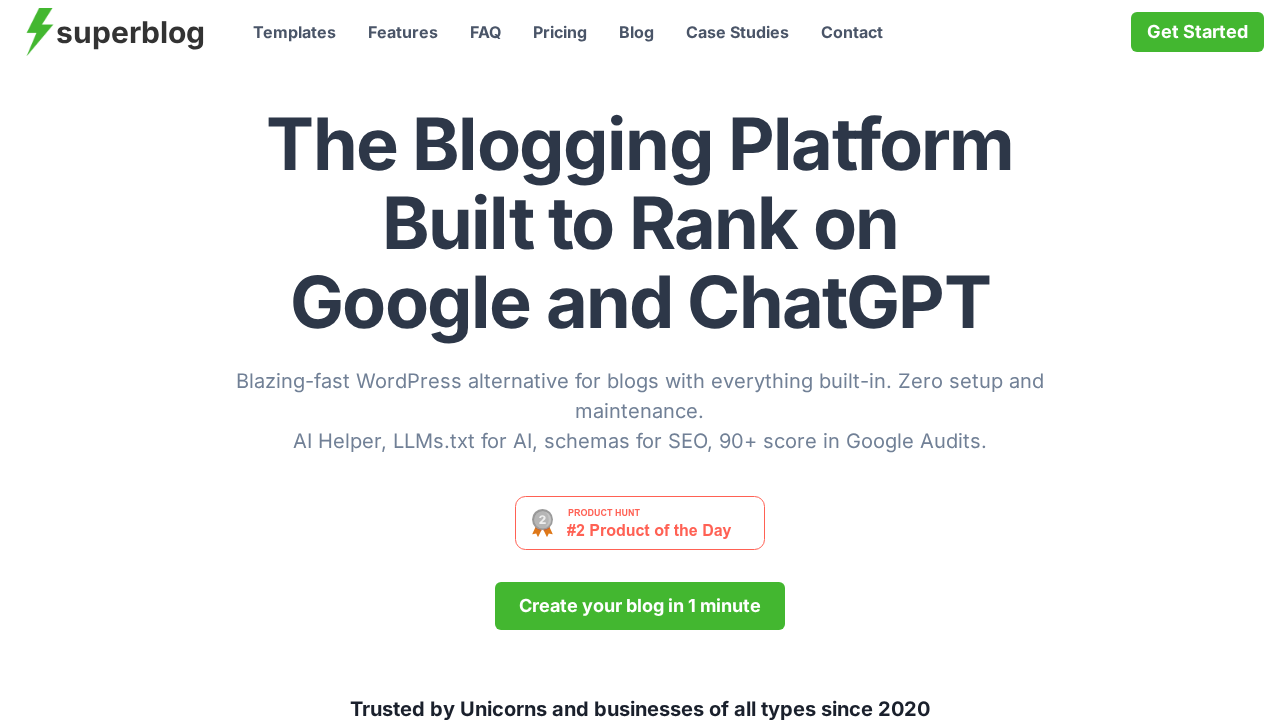 Superblog screenshot